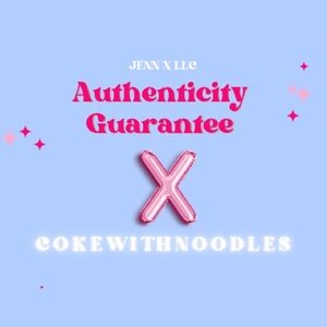 Authenticity Guarantee - Certificate of Authenticity